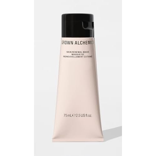 Grown Alchemist Skin Renewal Mask - Deep Cleansing Clay Mask for Face with All Natural Ingredients rich in Vitamins A, E & D - Facial Skin Care Product for Firmer, Smoother, & Toned Skin (75 ml)