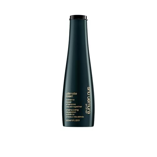 shu uemura art of hair Ultimate Reset Extreme Hair Repair Shampoo - Strengthens to Reduce Breakage and Split Ends, Deeply Conditions and Nourishes Damaged Hair, With Japanese Rice Extract