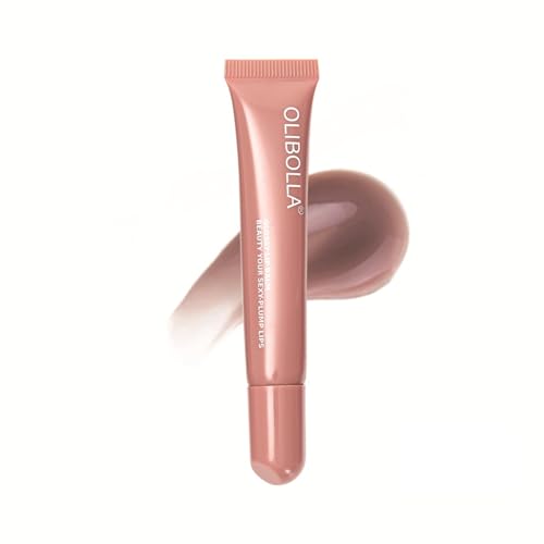 Tinted Lip Serum with Vitamins, Glossy Hydrating Lip Balm
