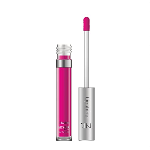 Nicka K Lipshine "Fuchsia" A576, Cosmetics, vibrant colors, bright colors, shining lips, lip shine, long lasting,