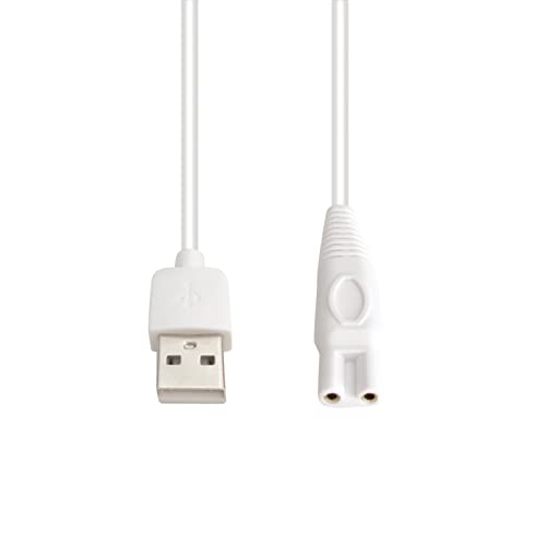 Charging Cord Replacement for Krovena Women Electric Razor Shaver Charger, 2 pcs