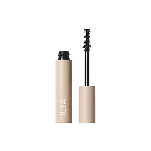 ILIA - Fullest Volumizing Mascara | Weightless, Buildable, Smudge + Flake-Free, Sensitive Eyes Safe | Full, Thick, Healthier Lashes | Non-Toxic, Vegan, Cruelty-Free (Full Size; 0.32 fl oz | 9.5 ml)