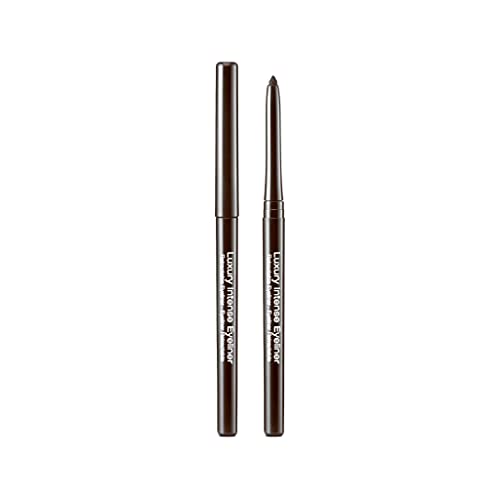KISS Luxury Intense Retractable Eyeliner, Dark Brown 3-Pack