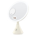 Lighted Makeup Mirror with Magnification Electric Plug in, 7X Magnifying Lighted Vanity Makeup Mirror with Led Lights