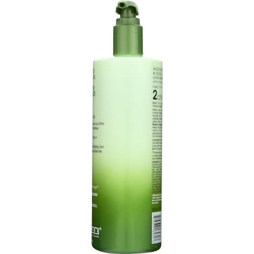 GIOVANNI 2chic Ultra-Moist Shampoo - Avocado & Olive Oil, Creamy Hydration Formula, Enriched with Aloe Vera, Shea Butter, Botanical Extracts, No Parabens, Color Safe - 24 oz