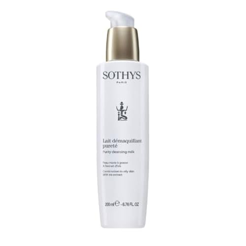 SOTHYS Purity Cleansing Milk | Gentle Daily Face Cleanser | Makeup Remover for Combination to Oily Skin