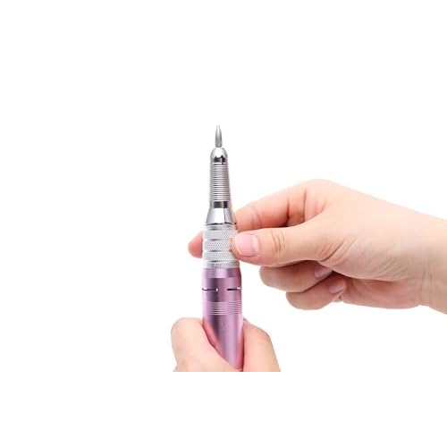 Delanie Handpiece for Delanie Professional Nail Drill Electric Nail File, 35000 RPM Replacement Hand Piece, Purple