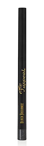 Black Radiance Sparkling Black Retractable Eyeliner & Eye Shadow, Long-Lasting & Smudge-Proof - 1 Count
