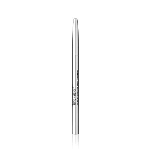 Lune+Aster Dawn to Dusk Brow Pencil- Brown - Universal, vegan brow pencil effortlessly shapes, fills and defines