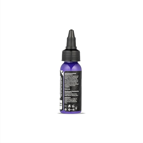 Dynamic Color Co - Platinum Collection Purple Tattoo Ink, Reach Compliant, Safe for EU, Made in Spain (1 oz Bottle)