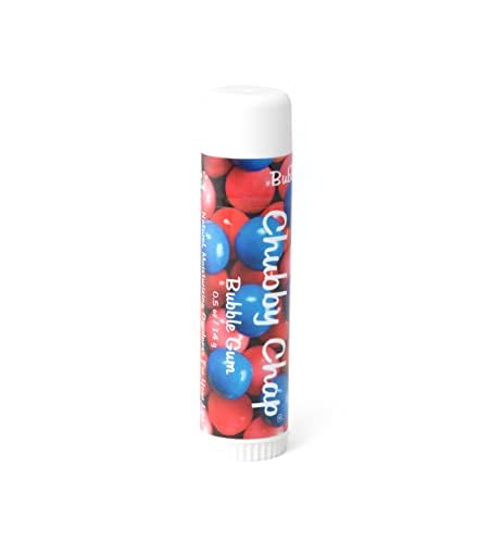 Chubby Chap - Three (3x) Large Jumbo Chapstick Natural Chapstick - 1/2 Ounce Lip Balm (Peach Daiquiri)