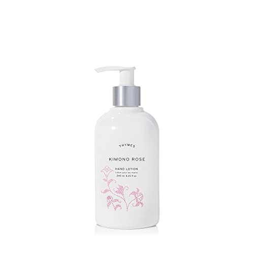 Thymes Kimono Rose Hand Lotion - 8.25 Fl Oz - Moisturizing Botanical Hand Care