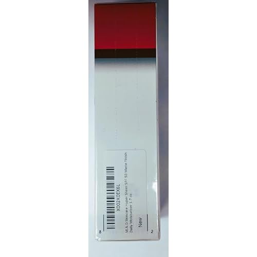 M.A.D Skincare HYPER SHEER SPF 50 MATTE FINISH DAILY MOISTURIZER Sun Protection ? Non-Greasy Mineral Face Cream ? Oil-Control Hydration with Antioxidants ? Paraben-Free ? 1.7 oz