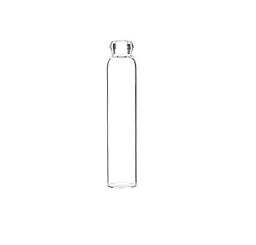 Glass Perfume Sample Bottles 1ml, 100 Pack with Droppers