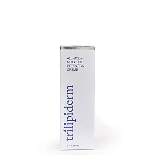 Trilipiderm All-Body Moisture Retention Cr?me ? Plant-Based All-Day Lightweight Hydration for Body and Face, Meadowfoam, Lipid Replacement, Travel-Size TSA-Approved 3 Ounce Tube