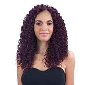 MULTI PACK DEALS! FreeTress Synthetic Hair Crochet Braids Beach Curl 12" (4-PACK, 1B)