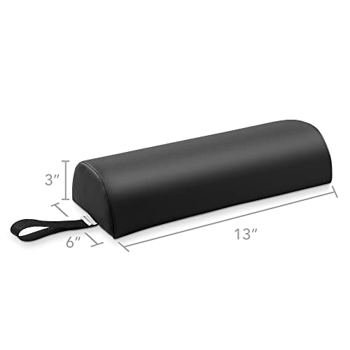 Saloniture Half Round Massage Table Bolster Pillow - 13 x 6 x 3 Inch