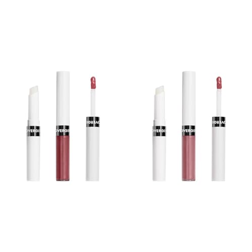 COVERGIRL Outlast All-Day Lip Color with Moisturizing Topcoat, New Neutrals Shade Collection, Good Mauve Pack of 1 and Rosie 0.06 Ounce Pack of 1