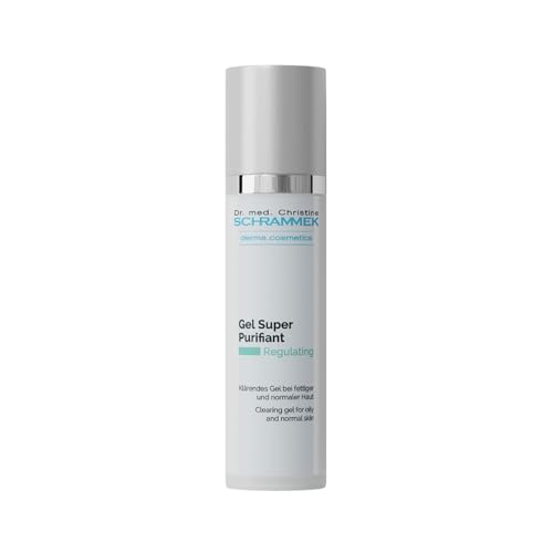 Gel Super Purifiant (1.7 fl oz) - Clearing Gel for Oily & Normal Skin - Moisturizing Effect - With Aloe Vera & Panthenol - No Parabens - Skin Care - Dr. Schrammek