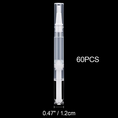 SOKOSEY 10-Pack 3ml Empty Refillable Cuticle Oil Pens with Brush Tip