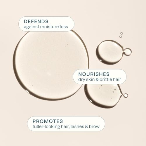 Organic Castor Oil for Eyelashes & Skin - 1oz USDA Certified Vegan & Cold-Pressed
