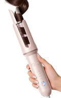 Automatic Curling Iron, 4 Temp, 1.25" Rotating Wand for Beach Waves