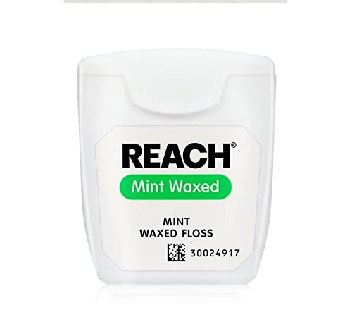 Reach Waxed Dental Floss Mint 55 Yard Plaque Remover