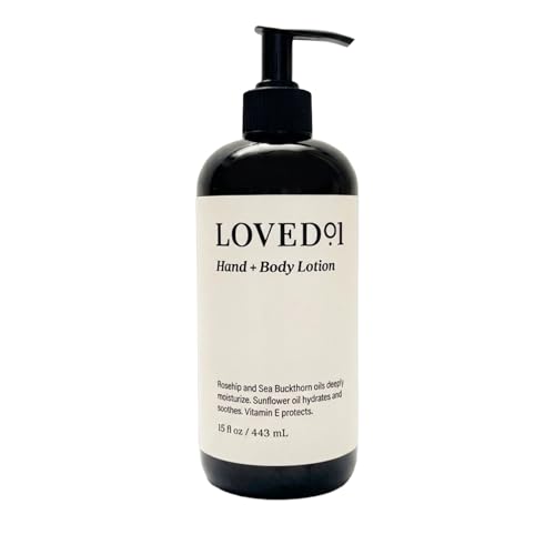 Loved01 Hand & Body Lotion - Fast-Absorbing Moisturizer, 15 oz