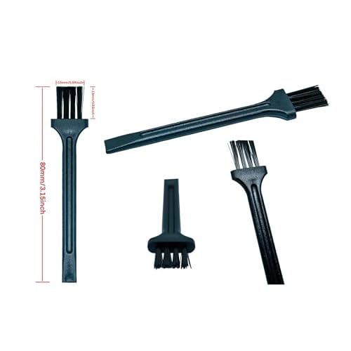 Electric Shaver Cleaning Brushes Razor Cleaner Set Nylon Bristles PP Handle Compatible with Electric Shaver, Trimmer - Set of 9, Man¡¯s Small Brush kit, Razor Cleaner