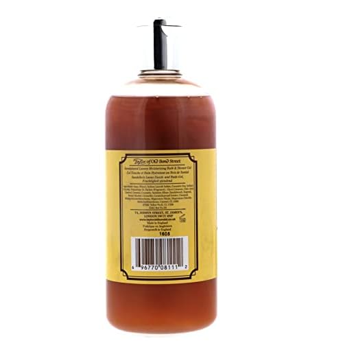 Taylor of Old Bond Street Sandalwood Moisturizing Bath and Shower Gel, 500 ml