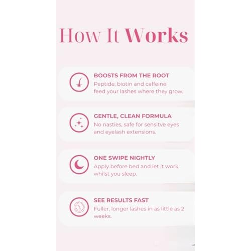 Original Lash Serum - Fuller & Longer Looking Eyelashes, Advanced Lash Enhancing Treatment for Natural Lashes, Extensions & Eyebrows, Vegan & Cruelty-Free 3.5ML 3month supply