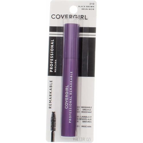 COVERGIRL Remarkable Washable Mascara Black Brown 0.30oz