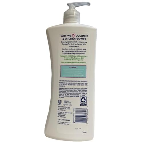 St. Ives Softening Body Lotion Coconut & Orchid Extract 21 oz (Pack of 2)
