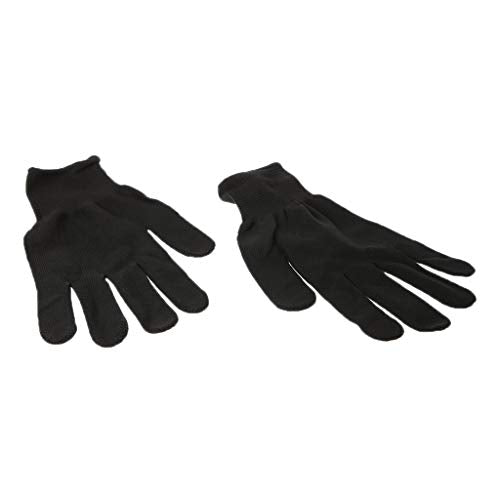 Gray Heat Resistant Hair Styling Gloves for Curling & Straightening - 2 Pairs