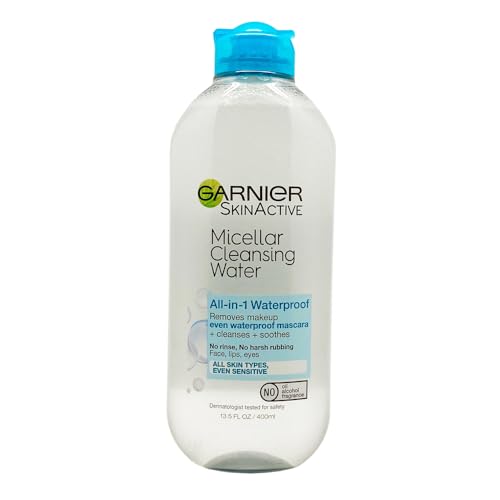 Garnier Micellar Water All-in-1 Makeup Remover & Facial Cleanser, 40.5 Fl Oz, Pack of 3