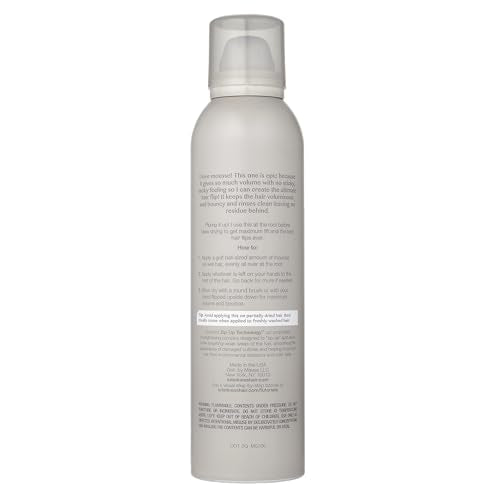 Kristin Ess Hair Instant Lift Volumizing Mousse with Castor Oil - Boosts Volume + Thickens, Body Building, Lasting Hold, Non Sticky, For Curly, Wavy + Straight Hair, 8.1 Oz