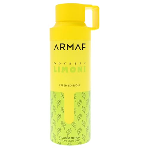 Odyssey Limoni Fresh Body Spray by Armaf for Men, 6.8 oz