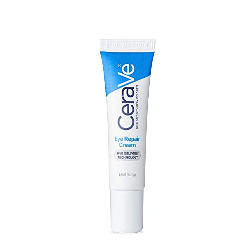 CeraVe Eye Repair Cream | Under Eye Cream For Puffiness And Bags Under Eyes | Hyaluronic Acid + Niacinamide + Marine Botanical Complex | Hydrating Eye Cream | Oil Free & Opthalmologist Tested