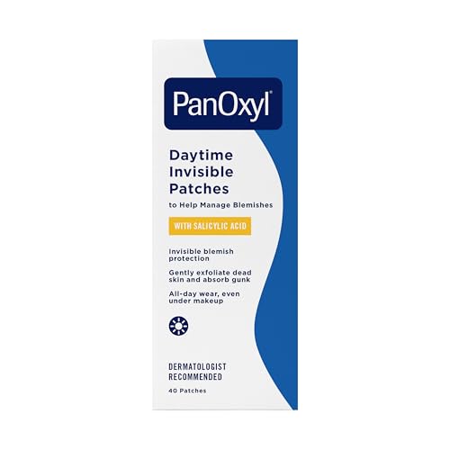 PanOxyl Salicylic Acid Acne Patches - Invisible Blemish Cover, 40 Count
