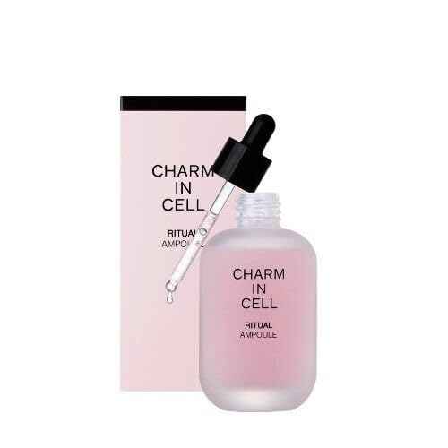 CHARMZONE Charm-in-Cell Ritual Ampoule - Water Gel Face Moisture Firming with Collagen Capsule, EFG Triple Peptide Korean anti-aging Skincare (1.69 fl.oz / 50ml)