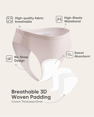 Camel Toe Concealer Thong with Built-in Crotch Panel