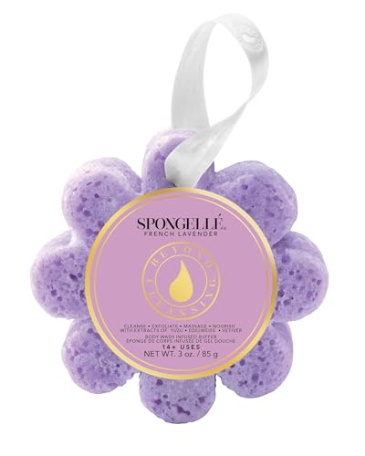Spongellé French Lavender Bath Sponge with Body Wash