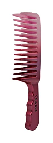 Ouidad Double Row Detangler Comb for Curly Hair - Anti-Frizz Tool