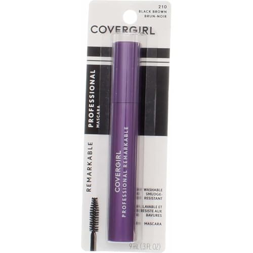 COVERGIRL Remarkable Washable Mascara Black Brown 0.30oz