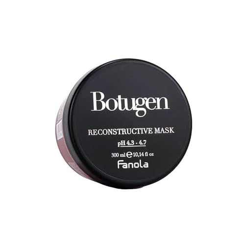 Fanola Botugen Botolife Mask Ph 4.5 Reconstructive Mask with Botolife, Keratin and Hyaluronic Acid for Brittle and Damaged Hair 300ML