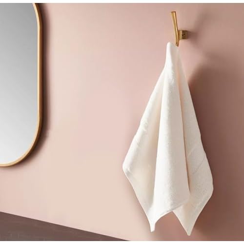 Delara 100% Organic Cotton Towels 650 GSM Plush Feather Touch Quick Dry Wash Cloth, Pack of 12 GOTS Certified, Oeko-Tex Green Certified, Organic Cotton Wash Cloth, 13"X13"