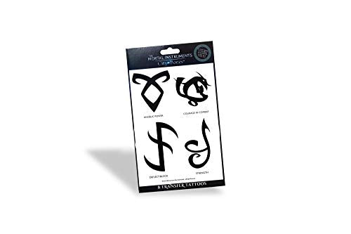 Mortal Instruments Battle Runes Temporary Tattoos 8-Pack