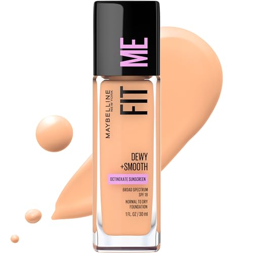 Maybelline Fit Me Dewy + Smooth Foundation SPF 18, Buff Beige