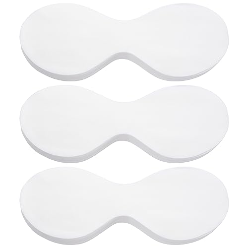 Joez Wonderful 300 Sheets Disposable Eye Mask Paper, Non Woven Eye Care Patches Paper Eye Covers, Cotton Spa Eye Pads for Facials, DIY Clear Eye Mask Paper Beauty Sheets for Makeup¡¦
