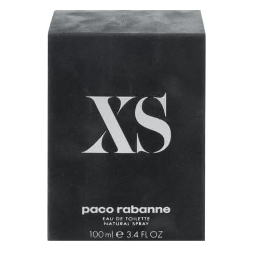 Paco Rabanne Xs Eau De Toilette for Men 3.4 Oz/ 100 Ml - Spray - New Packaging, 3.4 Fl Oz
